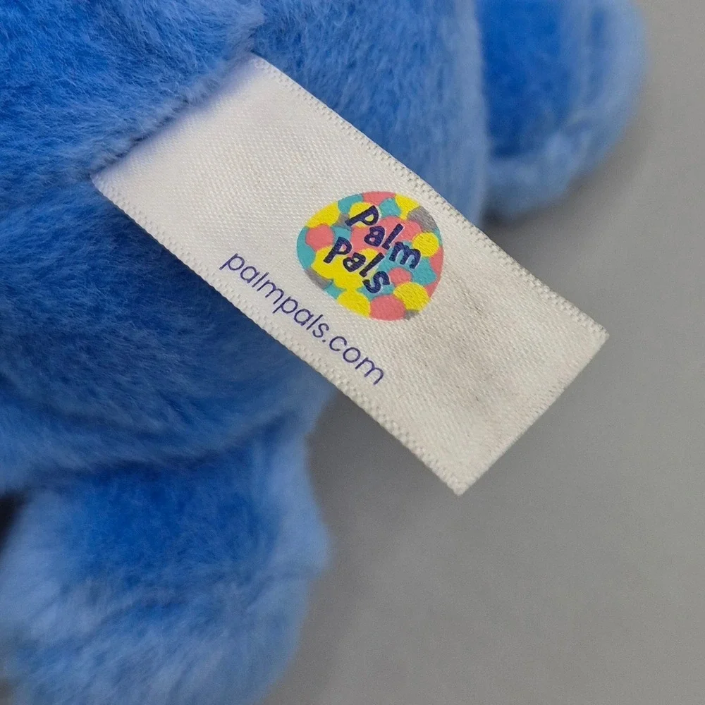 Aurora Palm Pals Meep Monster Blue Three Eyed Plush Stuffed Animal Toy 5 Inch